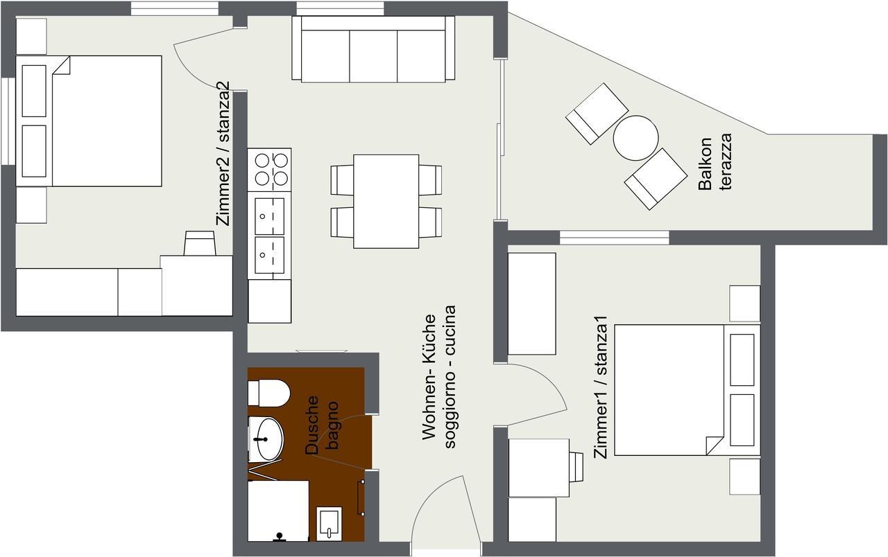 Apartments Bachmann 圣坎迪朵 外观 照片