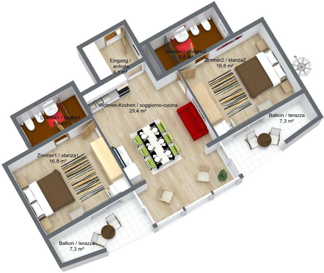 Apartments Bachmann 圣坎迪朵 外观 照片